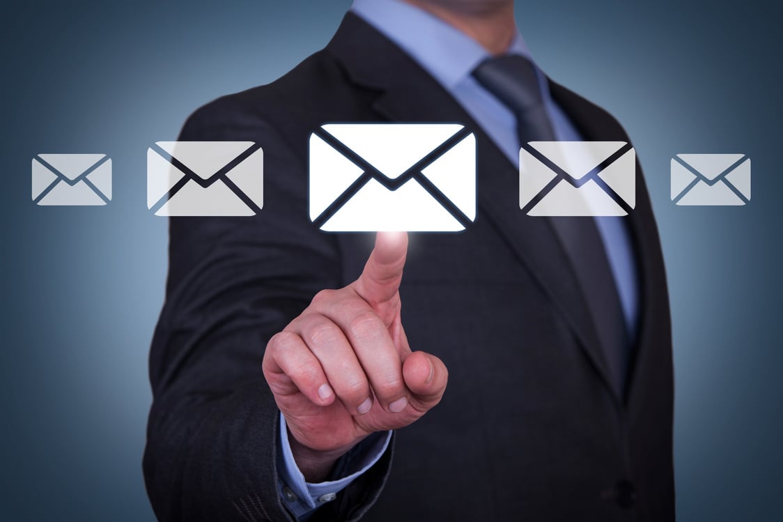 Email marketing, newsletter and bulk mail concepts